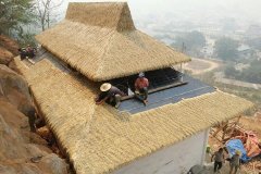如何搭建仿真茅草--茅草屋？